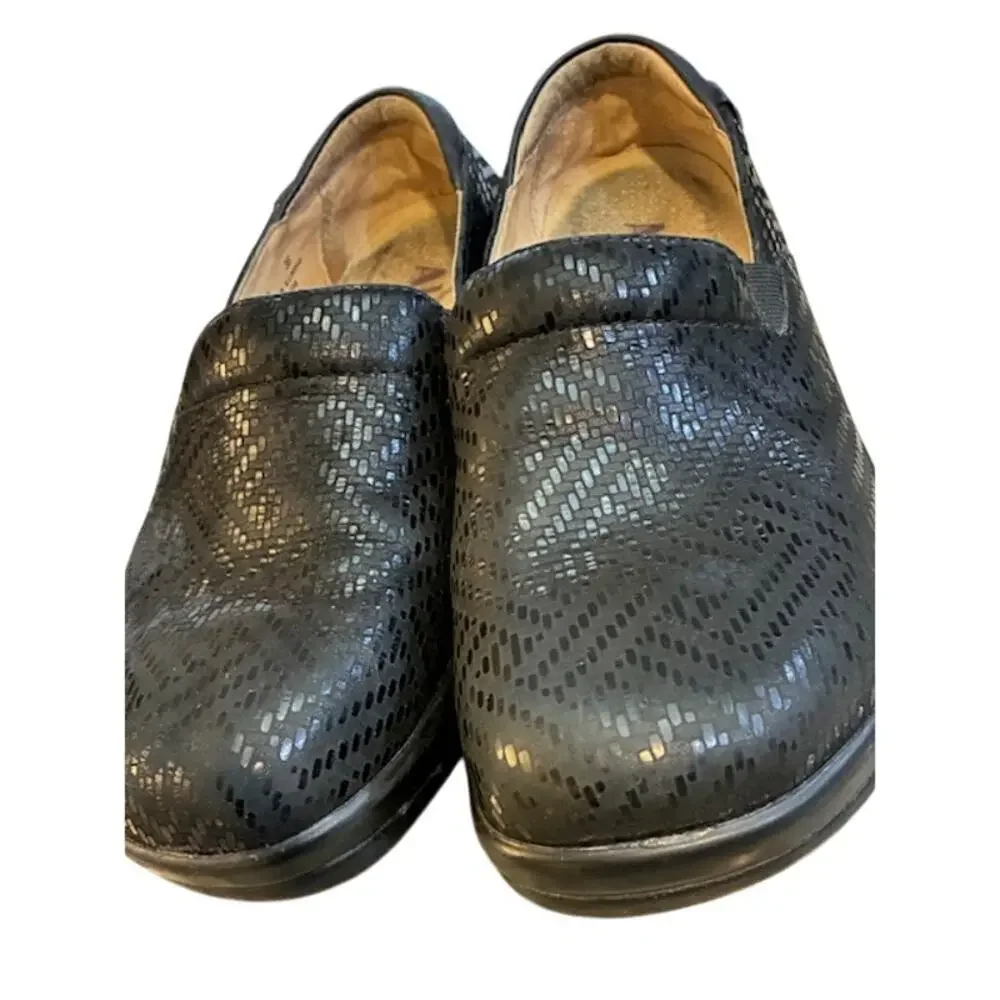 Alegria Kel-530 Keli Dazzler Slip On Comfort Shoes Black Women Sz 36 US 6